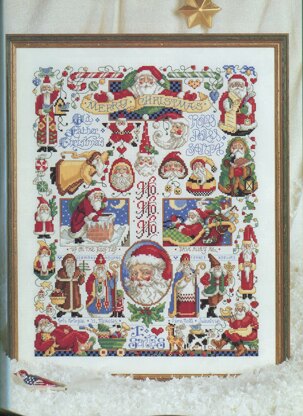 Santa Christmas Sampler - PDF