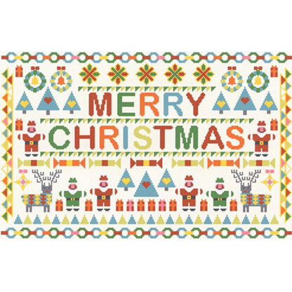 Riverdrift House Merry Christmas Cross Stitch Kit