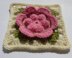 Flower in Square Crochet Granny Square Floral Afghan Block Motif