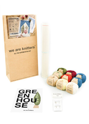 We Are Knitters Greenhouse Petit Point Kit - 47 x 28 cm