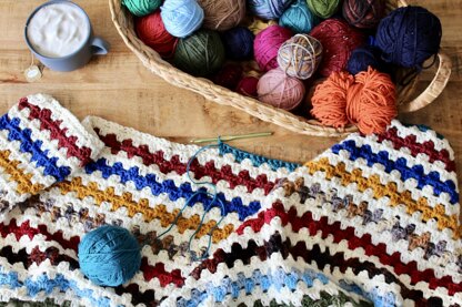 Rainbow Scrappy Blanket