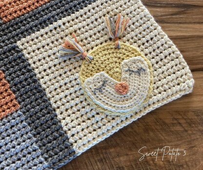 Woodland Squares Baby Blanket