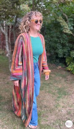Winterbrew Flexi Hexi Longline Cardi