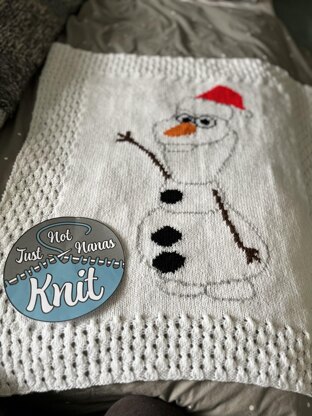 Olaf Christmas Baby Blanket