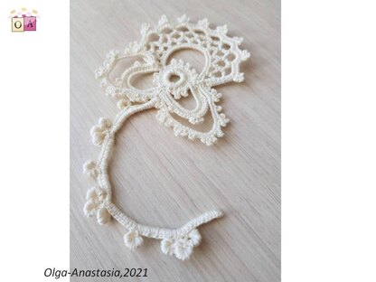 Antique flower crochet