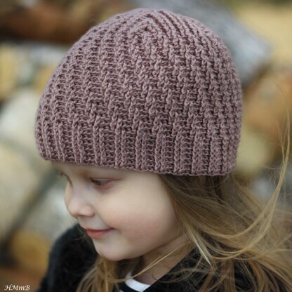 Crochet striped hat