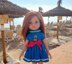 12-inch Dolls Sailor Dress