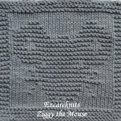 ZIGGY THE MOUSE - knitting pattern