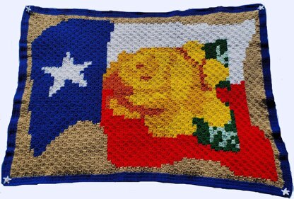 Yellow Rose of Texas Afghan