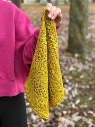 Marigold Twist Cowl