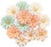 Prima Marketing Mulberry Paper Flowers - Grapefruit Tart/Apricot Honey