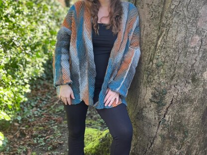 Cardigan "Dancing Leaves"