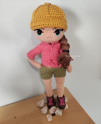 Hiking Girl Doll with cap