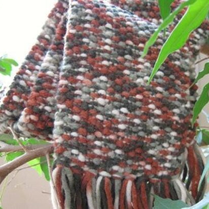 Seed Stitch Scarf