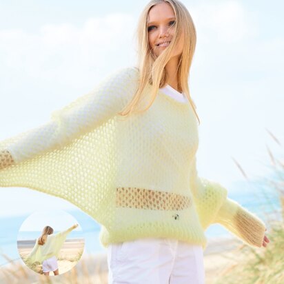 Sweater in Rico Essentials Super Kid Mohair Loves Silk - 871 - Downloadable PDF