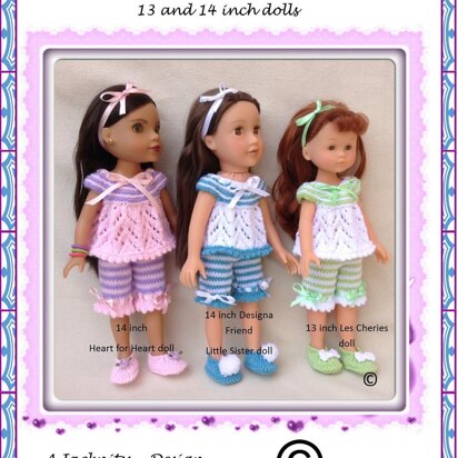 LC11 Pyjamas for 13 and 14 inch dolls