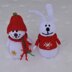 Small knit snowman