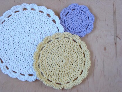 Flower Coasters