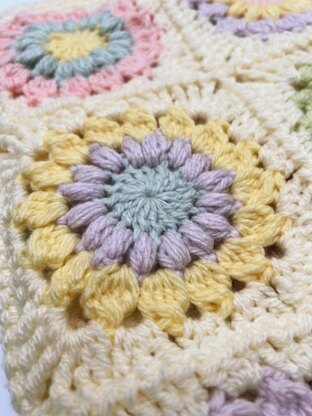 Pastel Harmony Baby Blanket