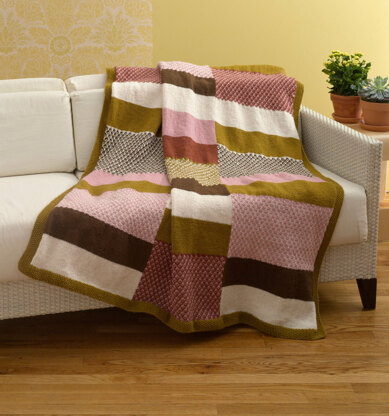 Colleen's Delight Afghan in Lion Brand Wool-Ease - 90500AD