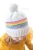 Classic Mini Rainbow Stripe Hat