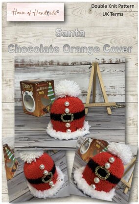 Santa Chocolate Orange Cover Knitting Pattern