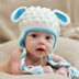 Crochet Lamb Hat Pattern (US Terms)