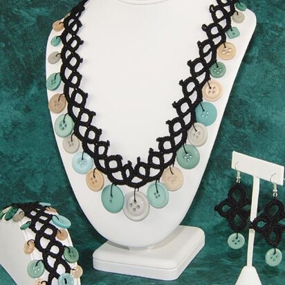 Faux Tatted Jewelry Set