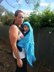 Baby-wearing hooded star blanket