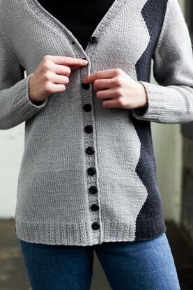 Zigzag Moderne Cardigan