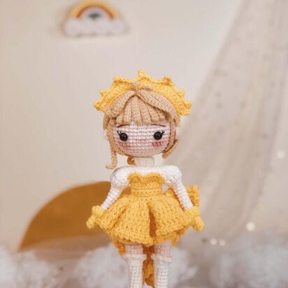 Sakura yellow dress