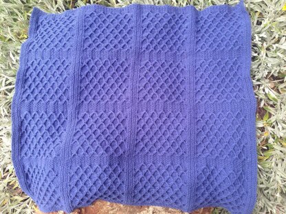 Dimple Squares Baby Blanket