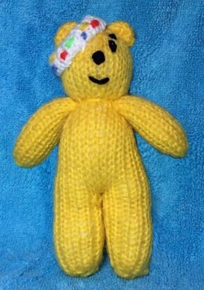 Pudsey Bear/Teddy Finger Puppet