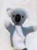 Osi, the Koala, amigurumi hand puppet