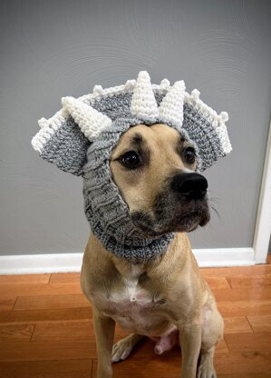 Triceratops Dog Snood