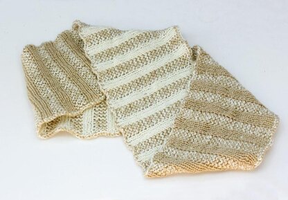 Double Knit Reversible Circle Scarf Cowl