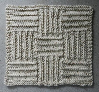 Nine Squared Dishcloth