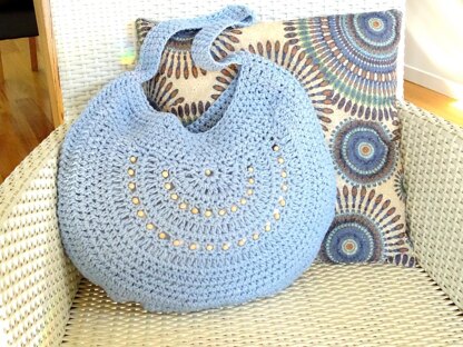 Crochet beaded bag on sale pattern