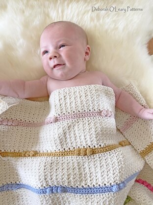 Bulky Baby Blanket Crochet pattern by Deborah O'Leary