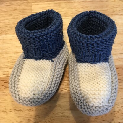 Baby booties for Milo