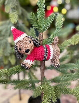 Christmas Dachshund