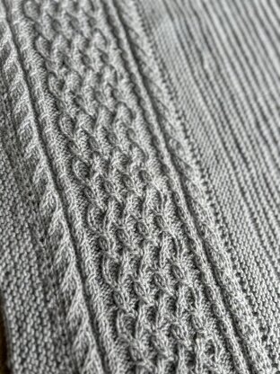 Gently Cabled Blanket