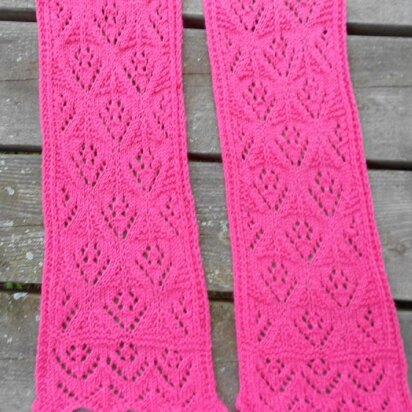 Courage Lace Scarf - knitting pattern