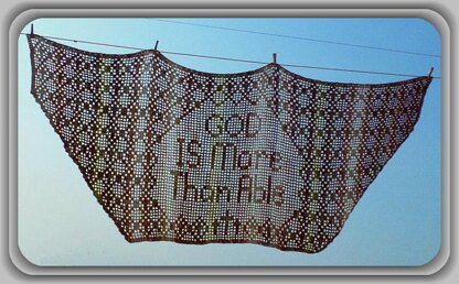 God Is More Than Able Prayer Shawl Crochet Pattern