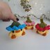 Crochet Chick Keychain Pattern, Amigurumi Chick In Hats, Mini Duck Keychain PDF