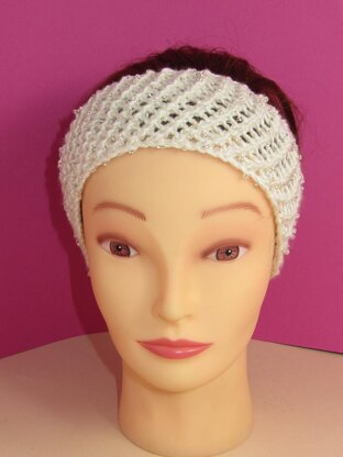 Ballerina Beaded Easy Lace Headband and Bun Cover