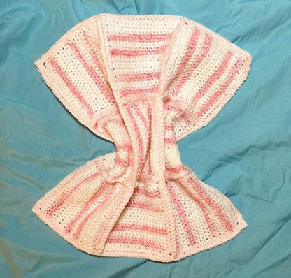 Gentle Stripes and Textures Baby Blanket