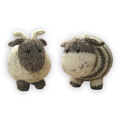 Bramble goat and chestnut cow