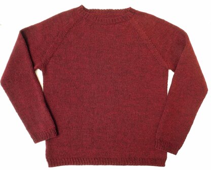 Top Down Raglan Pullover 415