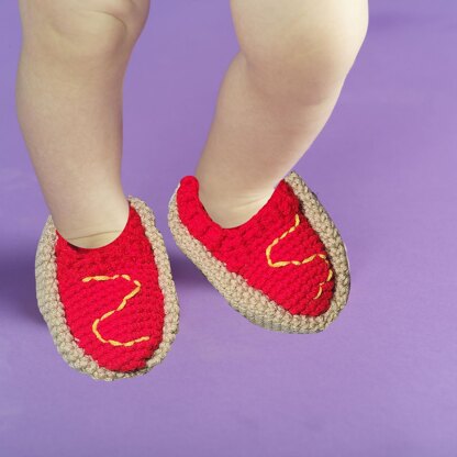 Hot Dog Toddler Slippers